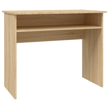 Birou, stejar Sonoma, 90 x 50 x 74 cm, lemn prelucrat - Img 2