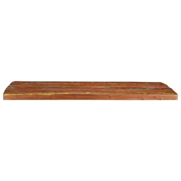 Blat de masă, 100x80x2,5cm, dreptunghiular, lemn masiv reciclat - Img 3