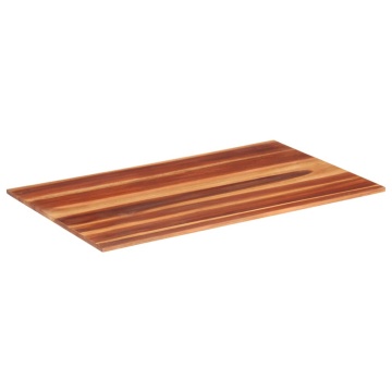 Blat de masă, 60x100 cm, 15-16 mm, lemn masiv de acacia - Img 2