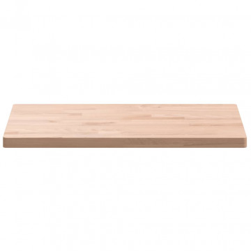 Blat de masă, 60x40x2,5 cm, dreptunghiular, lemn masiv de fag - Img 4
