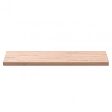 Blat de masă, 80x40x2,5 cm, dreptunghiular, lemn masiv de fag - Img 4