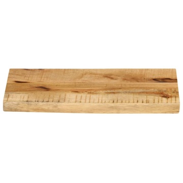 Blat de masă margine naturală, 50x30x2,5 cm, lemn masiv mango - Img 3