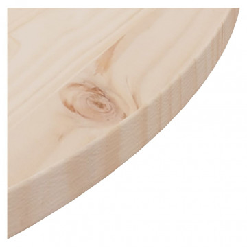 Blat de masă, Ø70x2,5 cm, lemn masiv de pin - Img 4