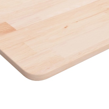 Blat de masă pătrat,70x70x1,5cm, lemn masiv stejar netratat - Img 3