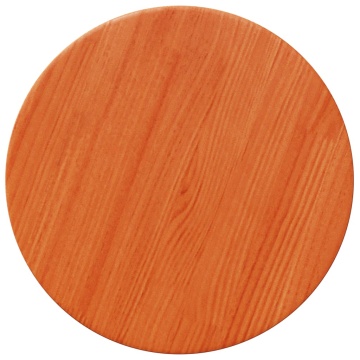 Blat de masă rotund, maro ceruit, Ø30x2,5 cm, lemn masiv de pin - Img 2