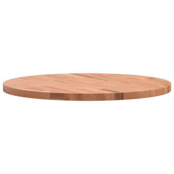 Blat de masă rotund, Ø60x2,5 cm, lemn masiv de fag - Img 5