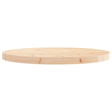 Blat de masă rotund, Ø60x3 cm, lemn masiv de pin - Img 3