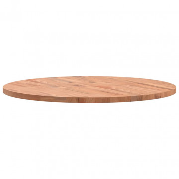 Blat de masă rotund, Ø80x2,5 cm, lemn masiv de fag - Img 6