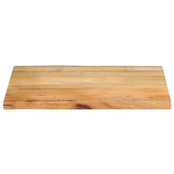 Blat masă 80x60x2,5 cm lemn masiv mango - Img 3