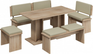 Bond (Set Mobilier Bucatarie Mare) Tk.Eco Beige/S.Bright& - Img 2