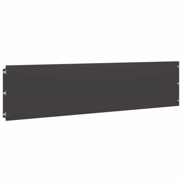 Borduri de gazon 10 buc Negru 25x103 cm Oțel laminat la rece - Img 4