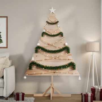 Brad de Crăciun decorativ, 180 cm, lemn masiv - Img 1