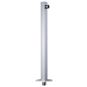 Braț suport duș, pătrat, argintiu, 40 cm, oțel inoxidabil 201 - Img 3