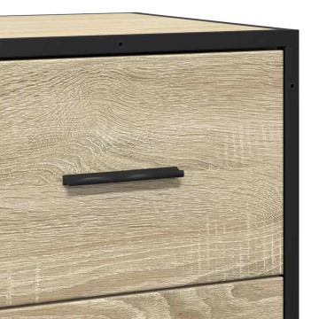Bufet Stejar Sonoma 68x35x76 cm Lemn prelucrat - Img 7