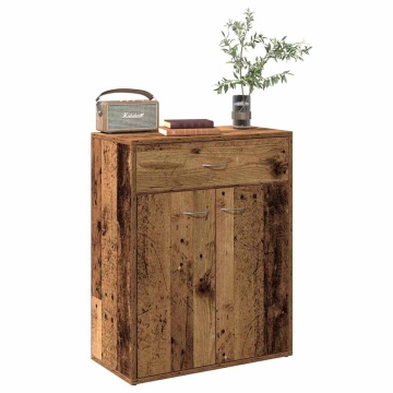 Bufetă din lemn vechi 60x30x75 cm din lemn prelucrat - Img 1