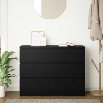 Bufetă Stejar negru 100x35x76 cm Lemn prelucrat - Img 3