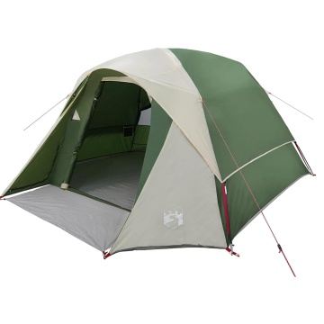 Cabină cort de camping, 4 persoane, verde, impermeabil - Img 3
