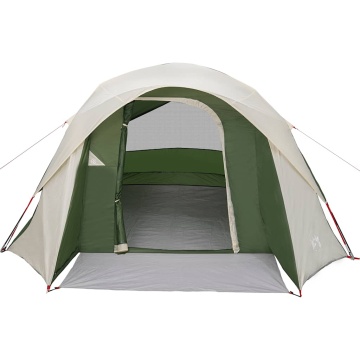 Cabină cort de camping, 4 persoane, verde, impermeabil - Img 8