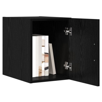 Cabinet de Perete Stejar Negru 30x42.5x40 cm Lemn - Img 3