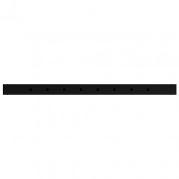 Cadre banc lucru reglabile 2 buc. negru 85x(69-95,5) cm, metal - Img 4