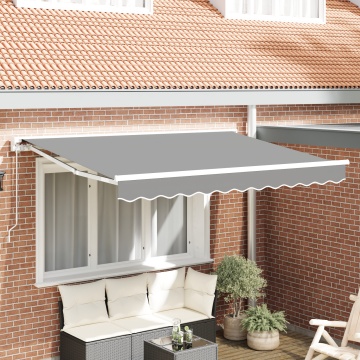 Cadru Awning Semicassete Retractabil Operat Manual Metalic - Img 1