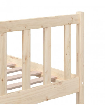 Cadru de pat 6FT Super King, 180x200 cm, lemn masiv - Img 7