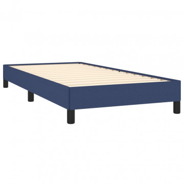 Cadru de pat, albastru, 80x200 cm, material textil - Img 4