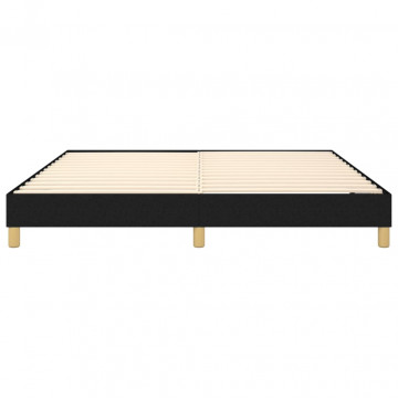 Cadru de pat box spring, negru, 180x200 cm, textil - Img 8