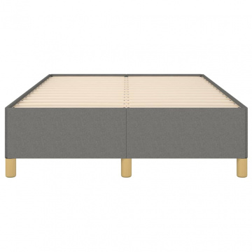 Cadru de pat, gri închis, 120x190 cm, material textil - Img 8