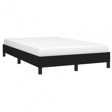 Cadru de pat, negru, 120x190 cm, material textil - Img 4