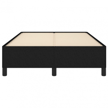 Cadru de pat, negru, 120x190 cm, material textil - Img 8