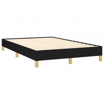 Cadru de pat, negru, 120x200 cm, material textil - Img 4