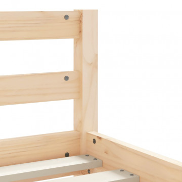 Cadru de pat pentru copii cu sertare, 90x190 cm, lemn masiv pin - Img 7