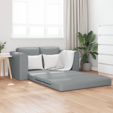 Canapea extensibilă 2 în 1 Gri deschis 148x71x83 cm Fabri - Img 1