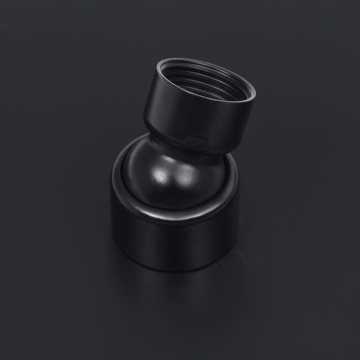 Cap de duș tip ploaie rotund, negru, 40 cm, oțel inoxidabil - Img 5