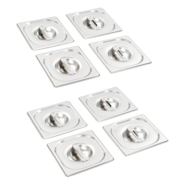 Capace pentru tavă GN 1/6, 8 buc., oțel inoxidabil - Img 1
