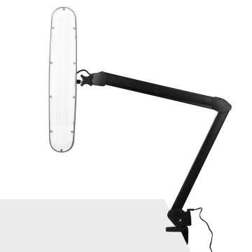 Cea de-a 801-a lampă de lucru elegantă cu LED cu menghină neagră standard - Img 2