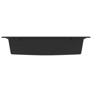 Chiuvetă bucătărie neagră 790x500x193 mm granit - Img 3