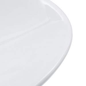 Chiuvetă de baie, alb, 58,5 x 39 x 14 cm, ceramică - Img 7