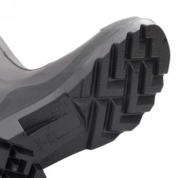 Cizme de ploaie cu șosete detașabile, negru, mărime 38, PVC - Img 7