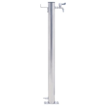 Coloană de apă de grădină, 40 cm, oțel inoxidabil, rotund - Img 3