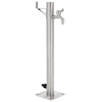 Coloană de apă de grădină, 65 cm, oțel inoxidabil, rotund - Img 1