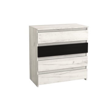 Comoda Omega, Alb murdar, 84x42x88 cm - Img 1