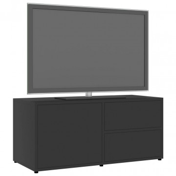 Comodă TV, gri, 80 x 34 x 36 cm, PAL - Img 4
