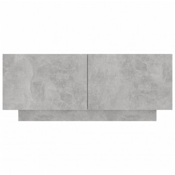 Comodă TV, gri beton, 100x35x40 cm, PAL - Img 8
