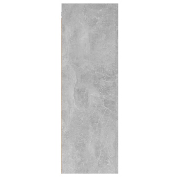 Comodă TV, gri beton, 30,5x30x90 cm, lemn prelucrat - Img 4