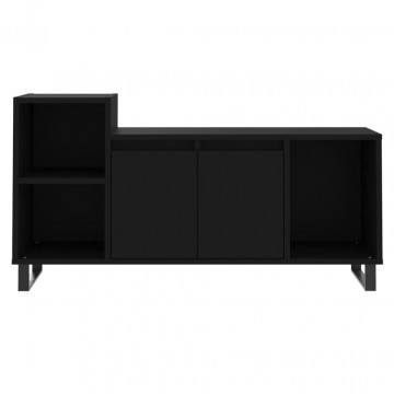 Comodă TV, negru, 100x35x55 cm, lemn prelucrat - Img 8