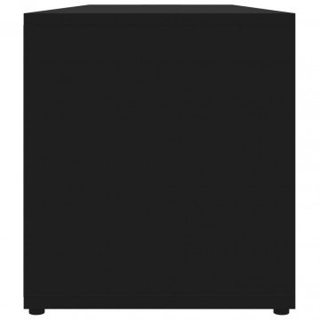 Comodă TV, negru, 120 x 34 x 37 cm, PAL - Img 7