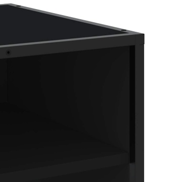 Comodă TV, negru, 180,5x40x46 cm, lemn prelucrat - Img 6