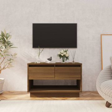 Comodă TV, stejar maro, 70x41x44 cm, PAL - Img 1